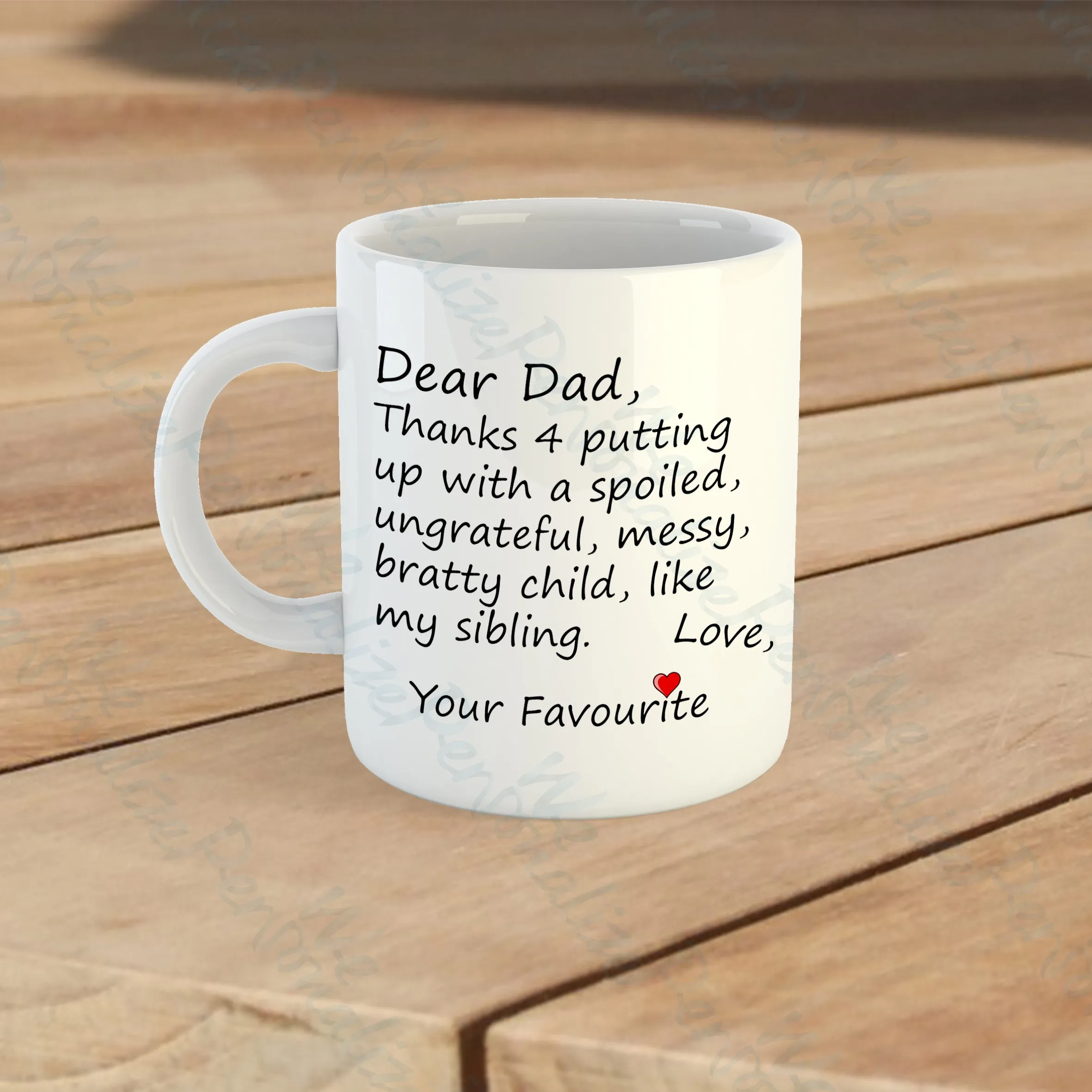 Funny Sibling Mug