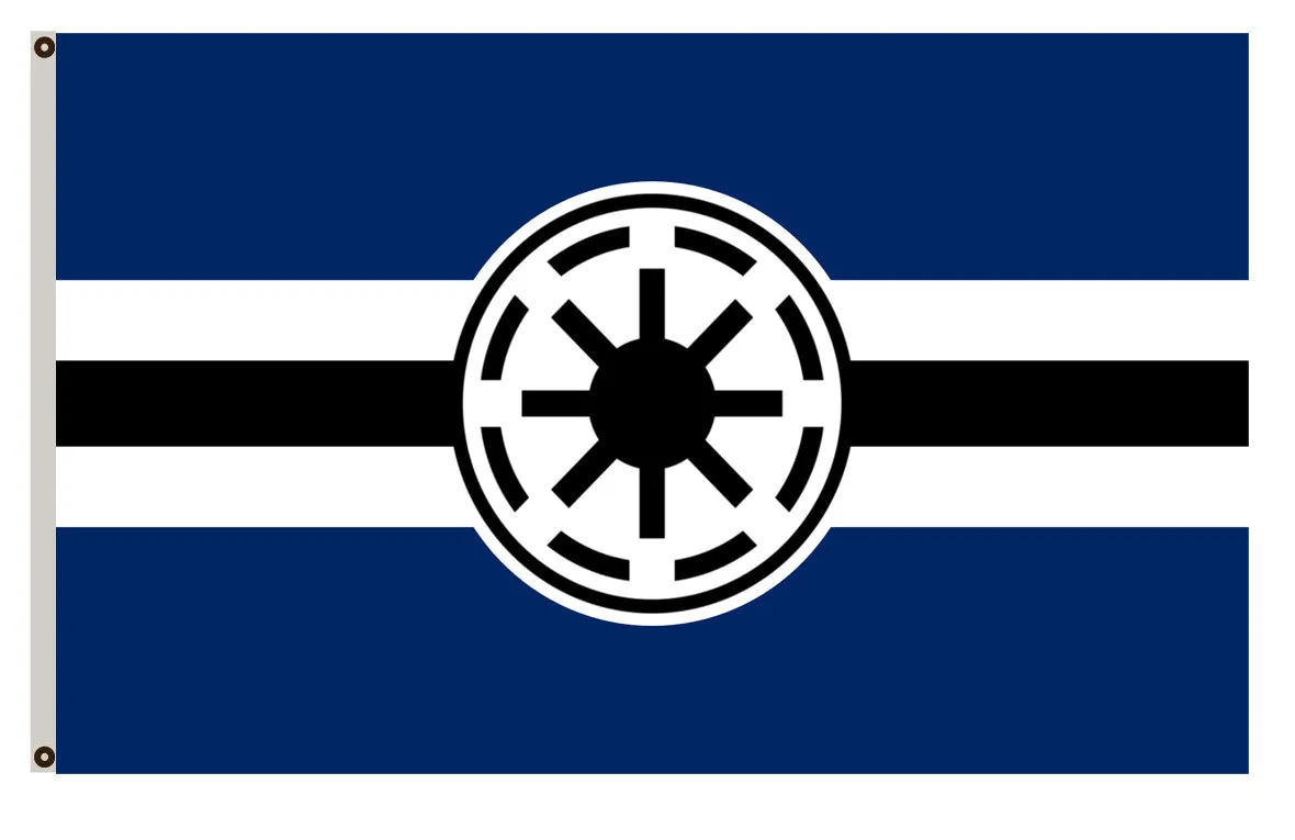 Fyon Star Wars Star Trek fans banner The Galactic Republic Flag