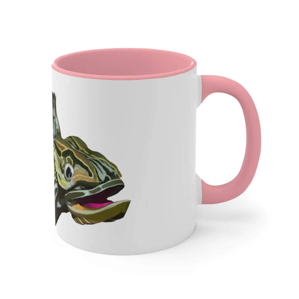 Green Fish Accent Mug