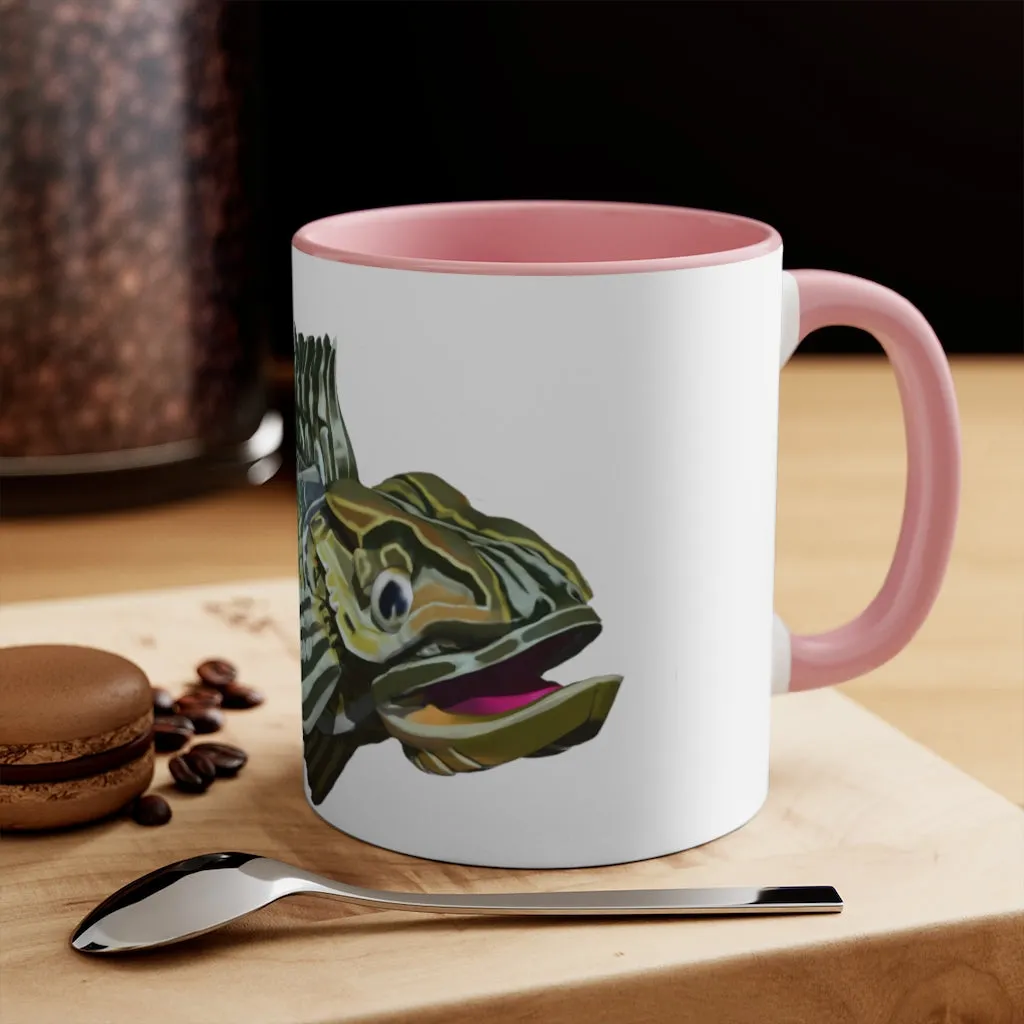 Green Fish Accent Mug