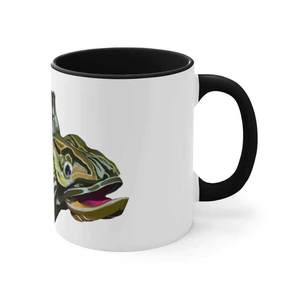 Green Fish Accent Mug