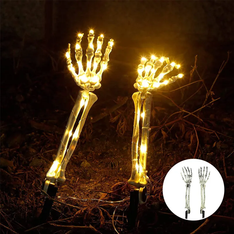 Halloween ghost hand decorative light