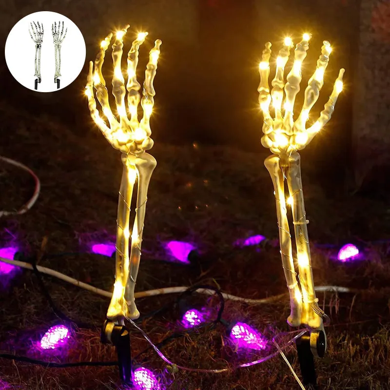 Halloween ghost hand decorative light