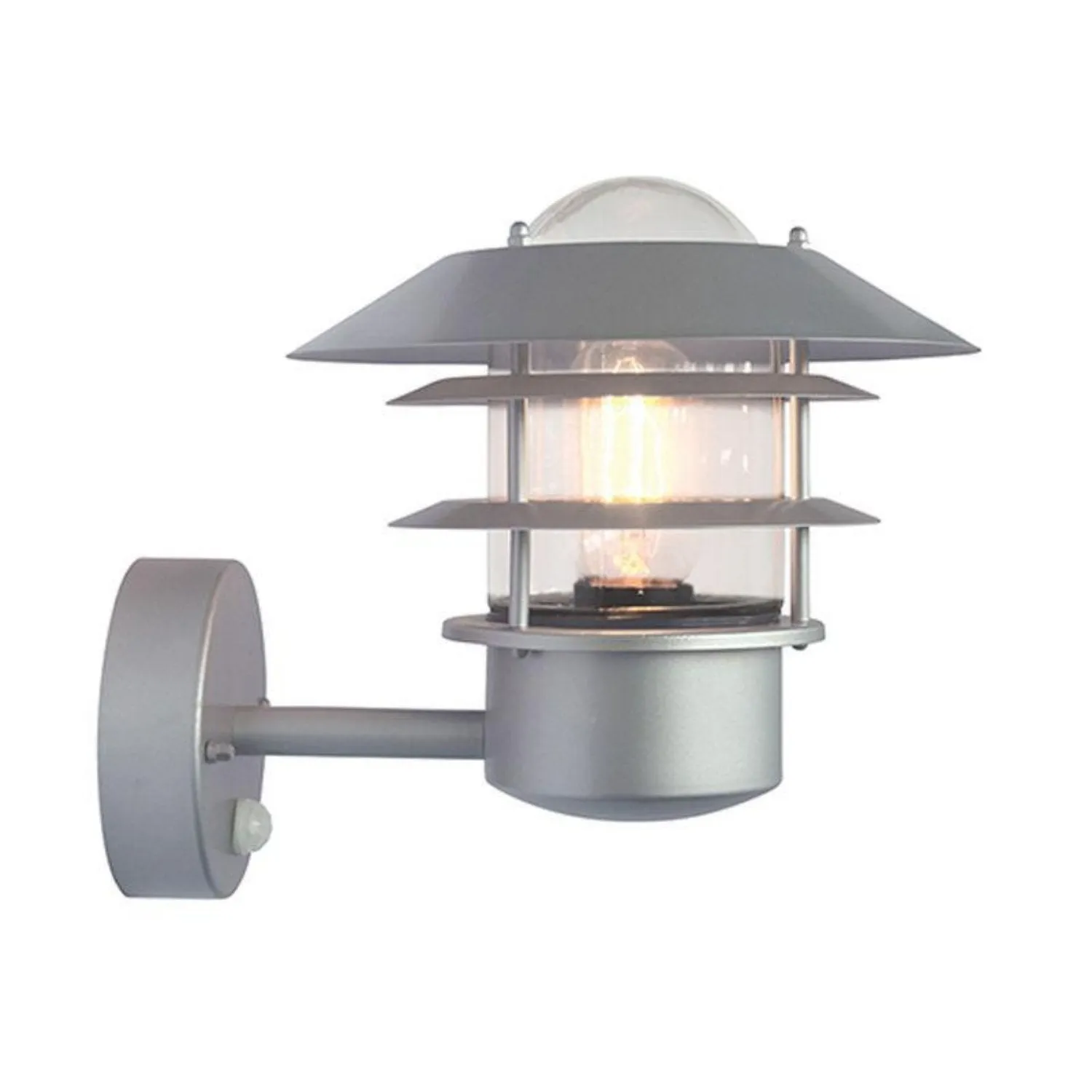 Helsingor Outdoor Wall Lantern in 304 SS/Silver or Black