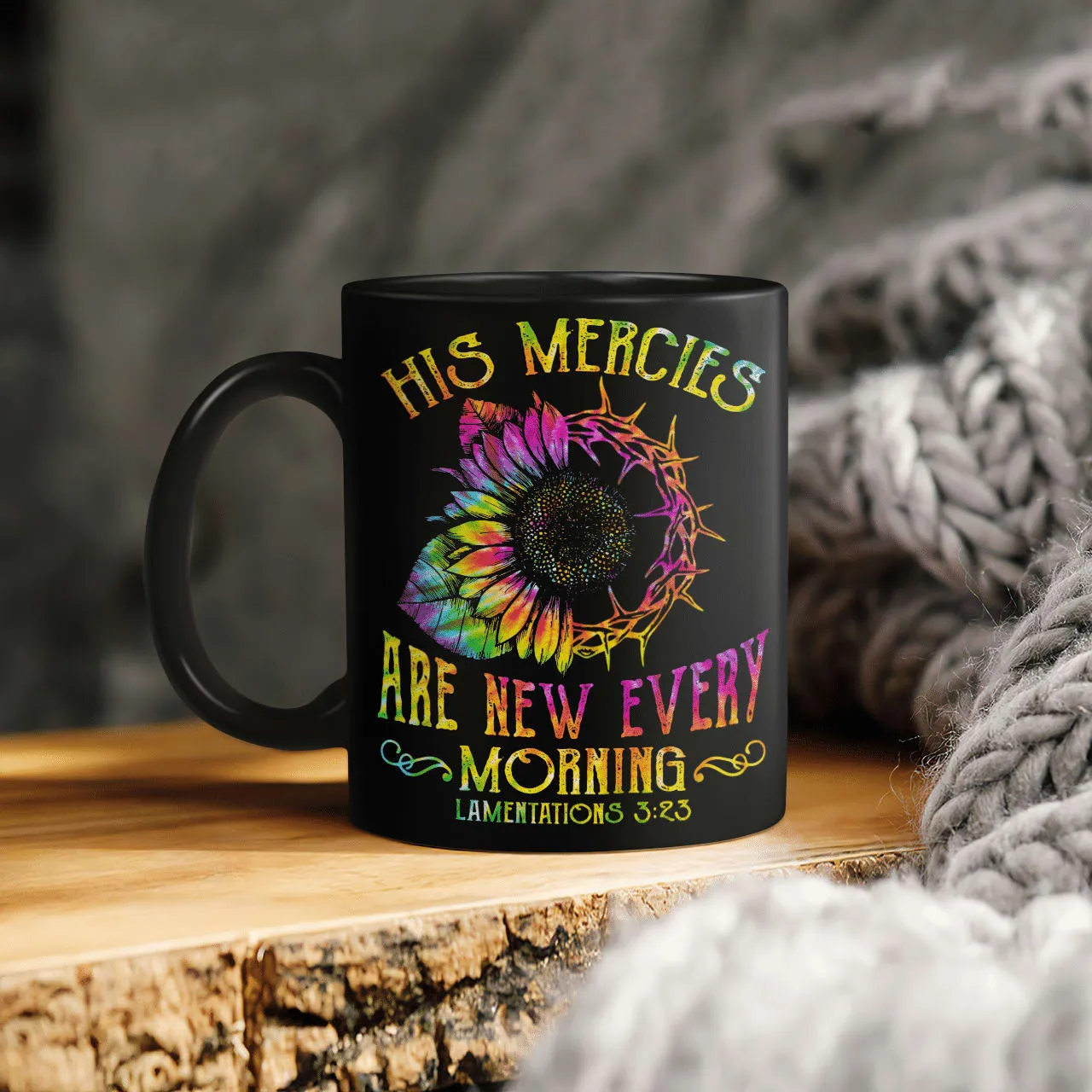 His Mercies Are New Every Morning Mug, God Mug, Jesus Mug, Christian Mug