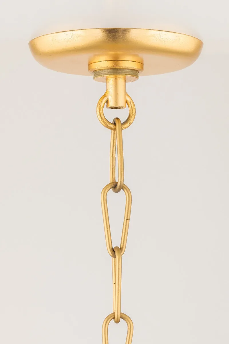 Hudson Valley Lighting Peony Pendant Light – Gold Leaf