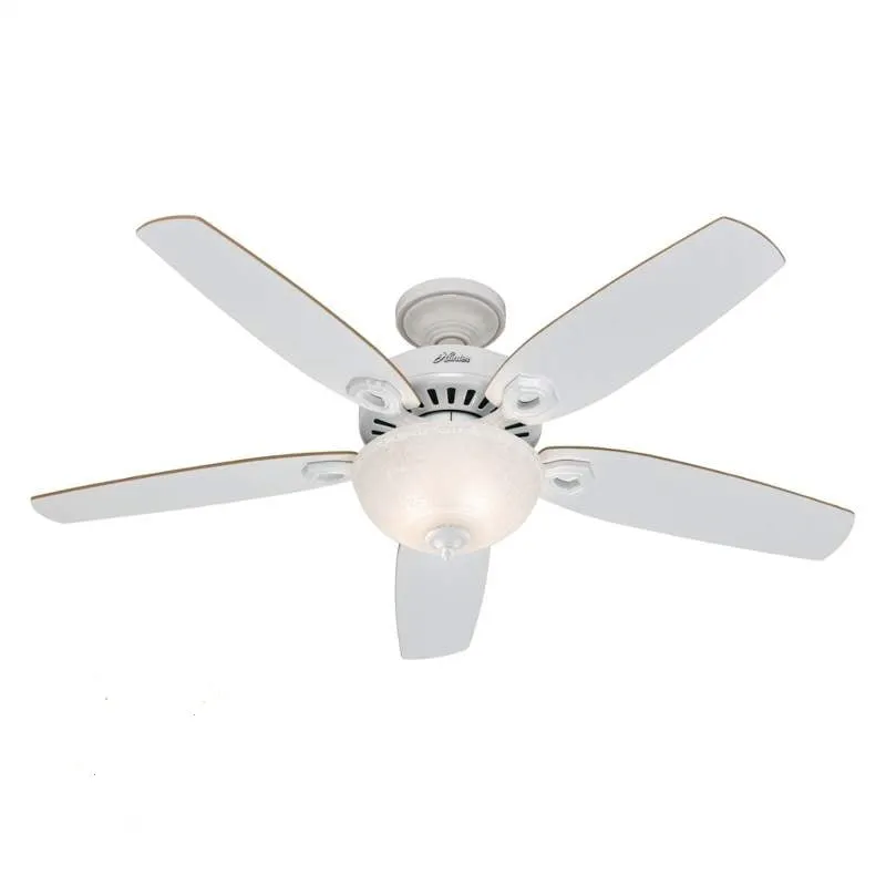 Hunter Builder Deluxe 52" Ceiling Fan w/Light Bowl 5 Blades 50570 / 50571 / 50572