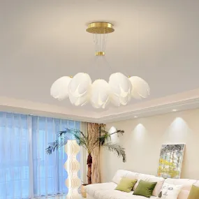 Idro | Modern Ceiling Chandelier in the Shape of Flower for Bedroom, Dining Room