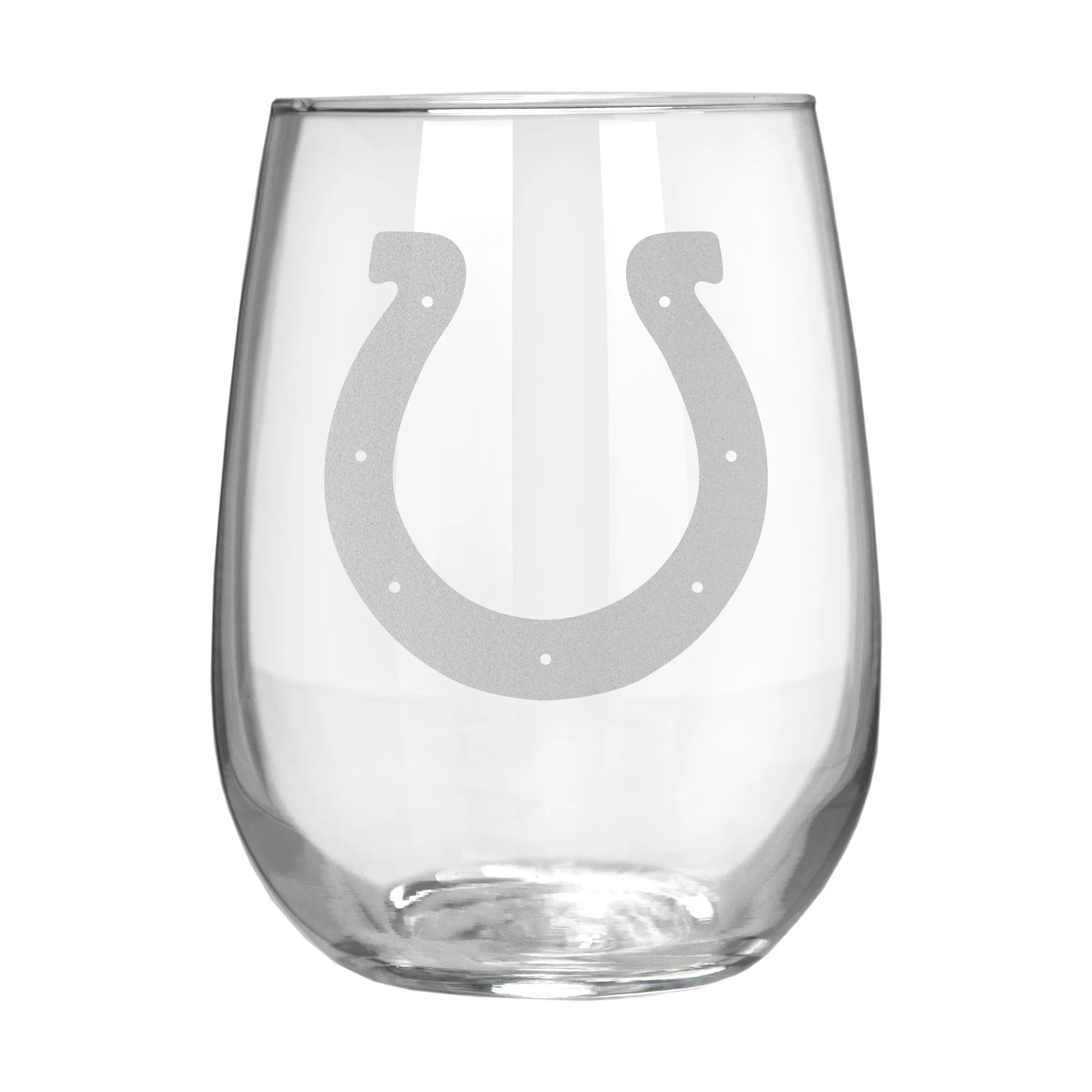 Indianapolis Colts 17 oz. Stemless Wine Glass