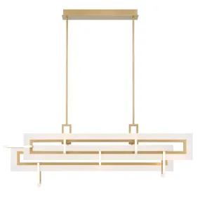 Inizio 55 in. LED Chandelier gold Finish