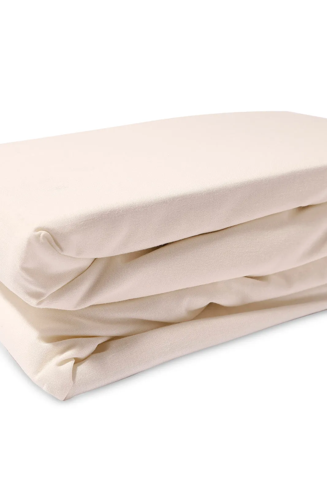 Ivory Solid 2-Piece Flat Sheet (Single Size)