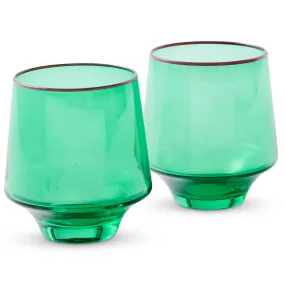 Jaded Tumbler Glass 2P Set