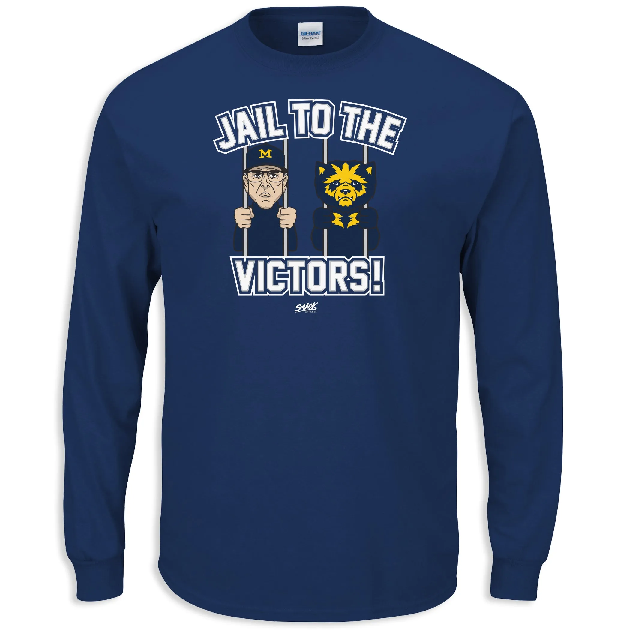 Jail To The Victors! (Anti-Michigan) T-Shirt for Penn State College Fans (SM-5XL)