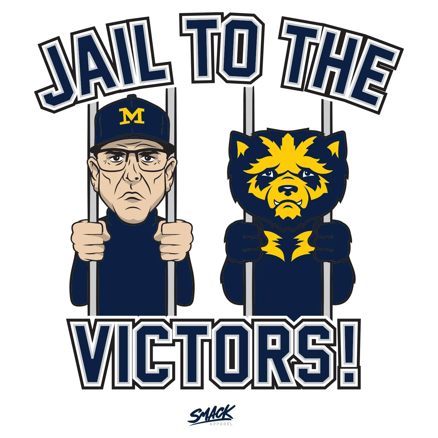 Jail To The Victors! (Anti-Michigan) T-Shirt for Penn State College Fans (SM-5XL)