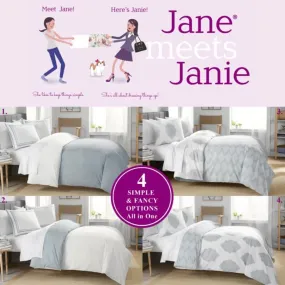 JANE MEETS JANIE - Four-Way Reversible Comforter Set Twin