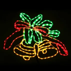 Jingle Jollys Christmas Lights Motif LED Light Outdoor Decorations 76cm Bell