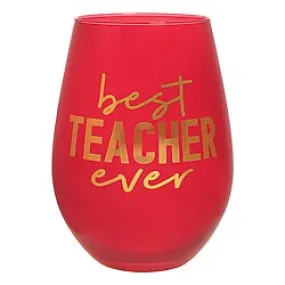 Jumbo Wine Glass-Best Teacher Ever