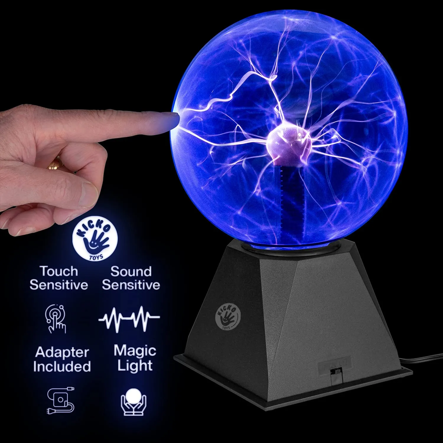 Kicko Sound Sensitive Lightning Lamp - Plug-in - for Decoration and Special-Effects