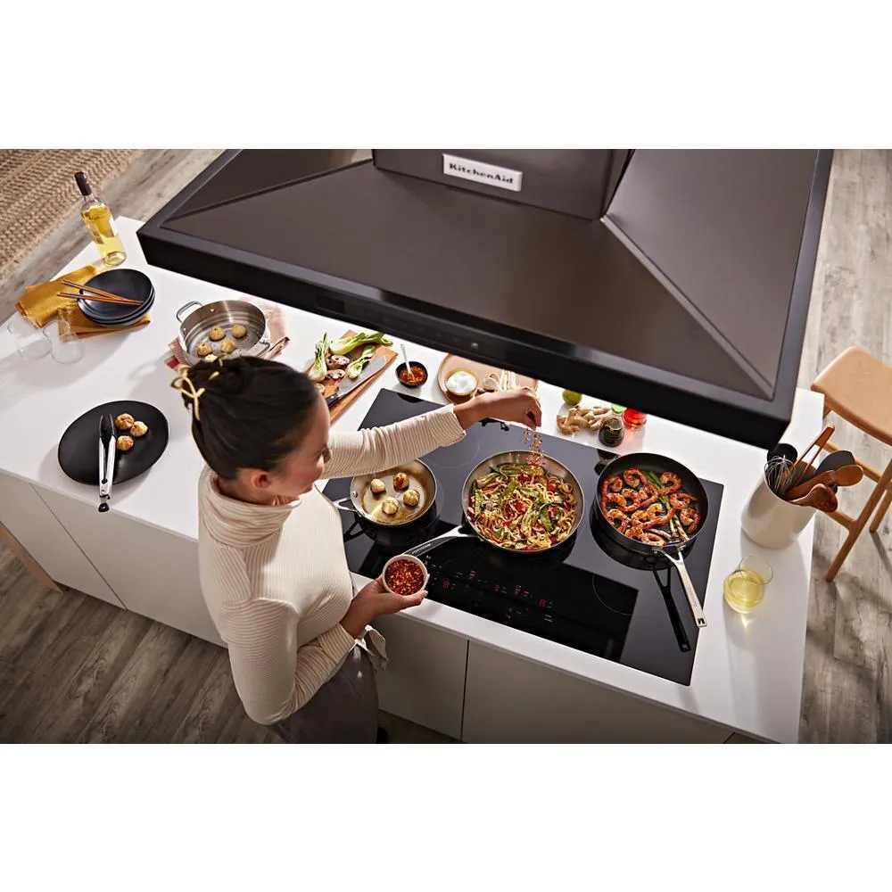 Kitchenaid KVIB606DBS 36" Island-Mount, 3-Speed Canopy Hood