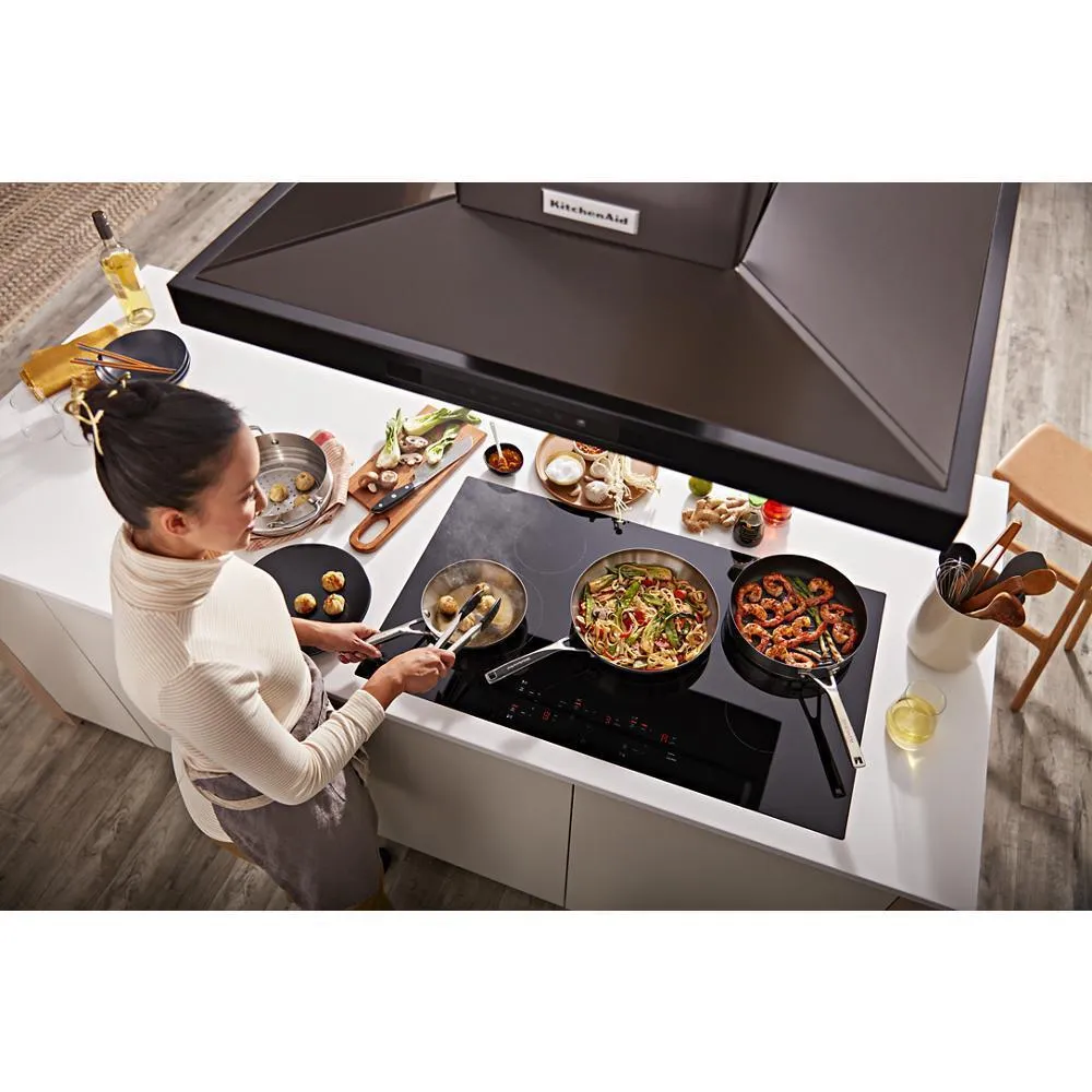 Kitchenaid KVIB606DBS 36" Island-Mount, 3-Speed Canopy Hood