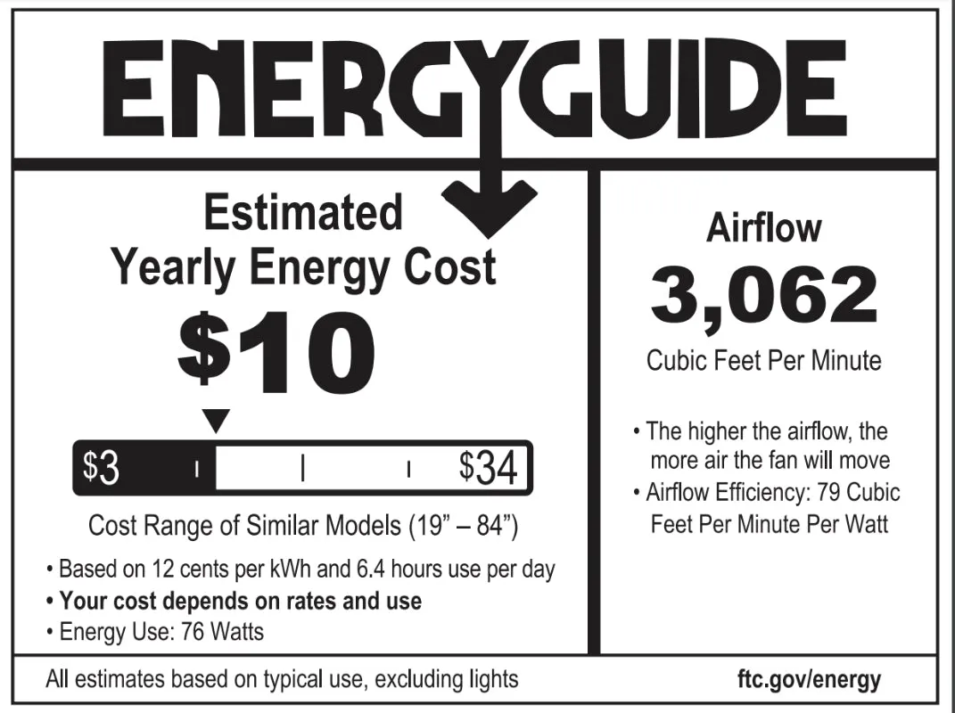 Kuzco CF78752 Erikson 52" Ceiling Fan