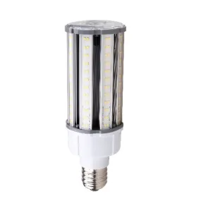 LED Corn Bulb, Wattage Selectable 45W/36W/27W, E39 Base, Equivalent to 150W Metal Halide, 5000K