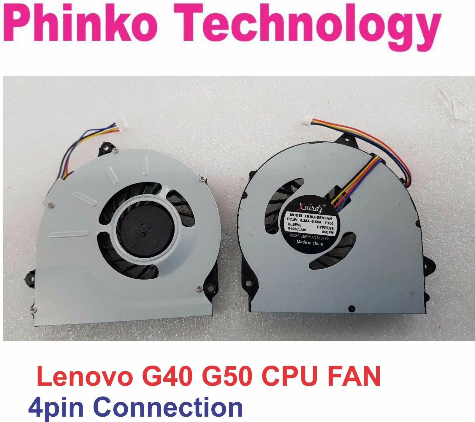 Lenovo Ideapad G40 G50 G40-70 G40-30 G40-45 G50-45 Cpu Fan 4pin Connection