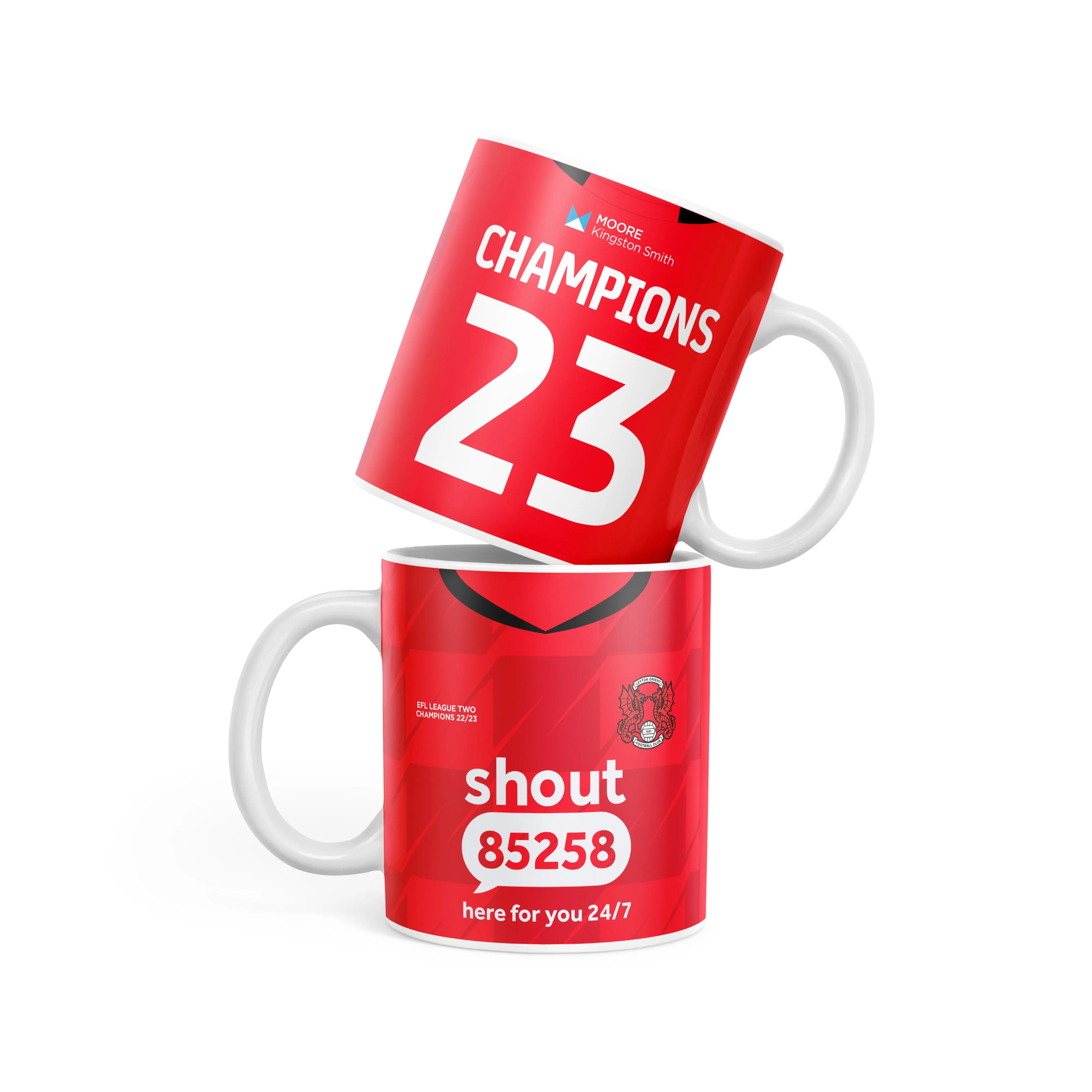 Leyton Orient '23 Champions Home Kit Mug