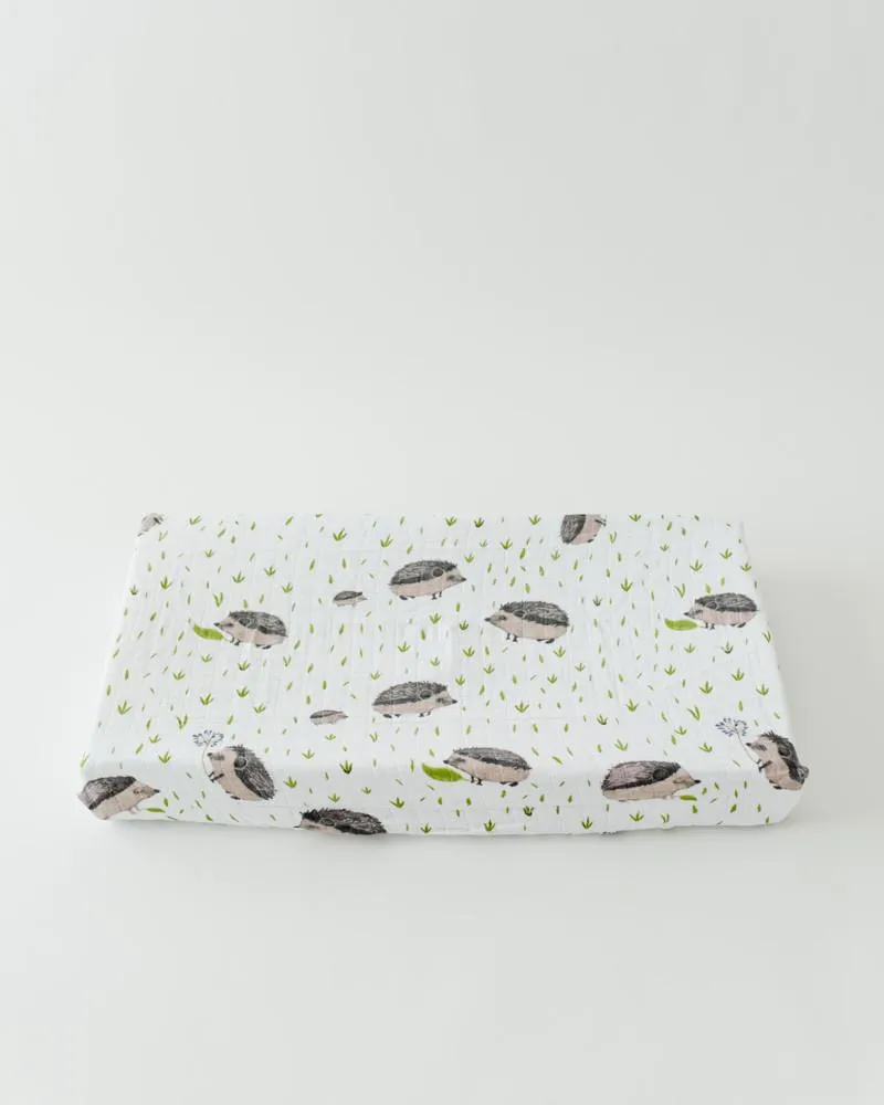 Little Unicorn - Changing Pad Cover - Hedgehog