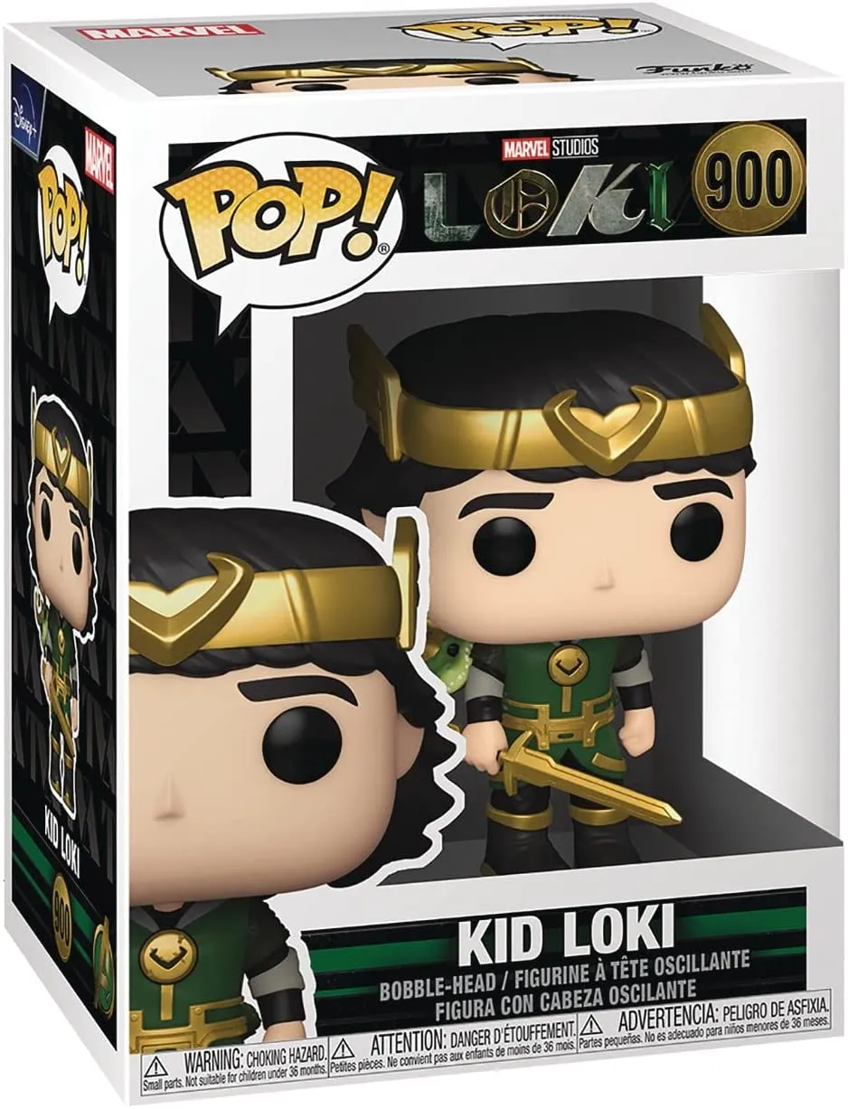 Loki - Kid Loki with Alligator Loki Pop! (Bundled with Box Protector)