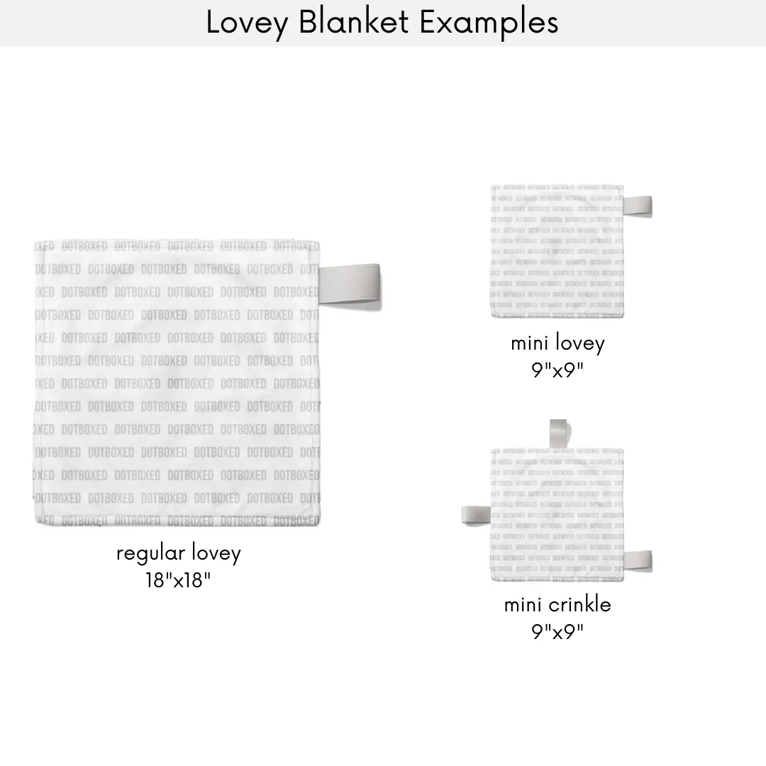 Lovey Blanket - Avocados on White