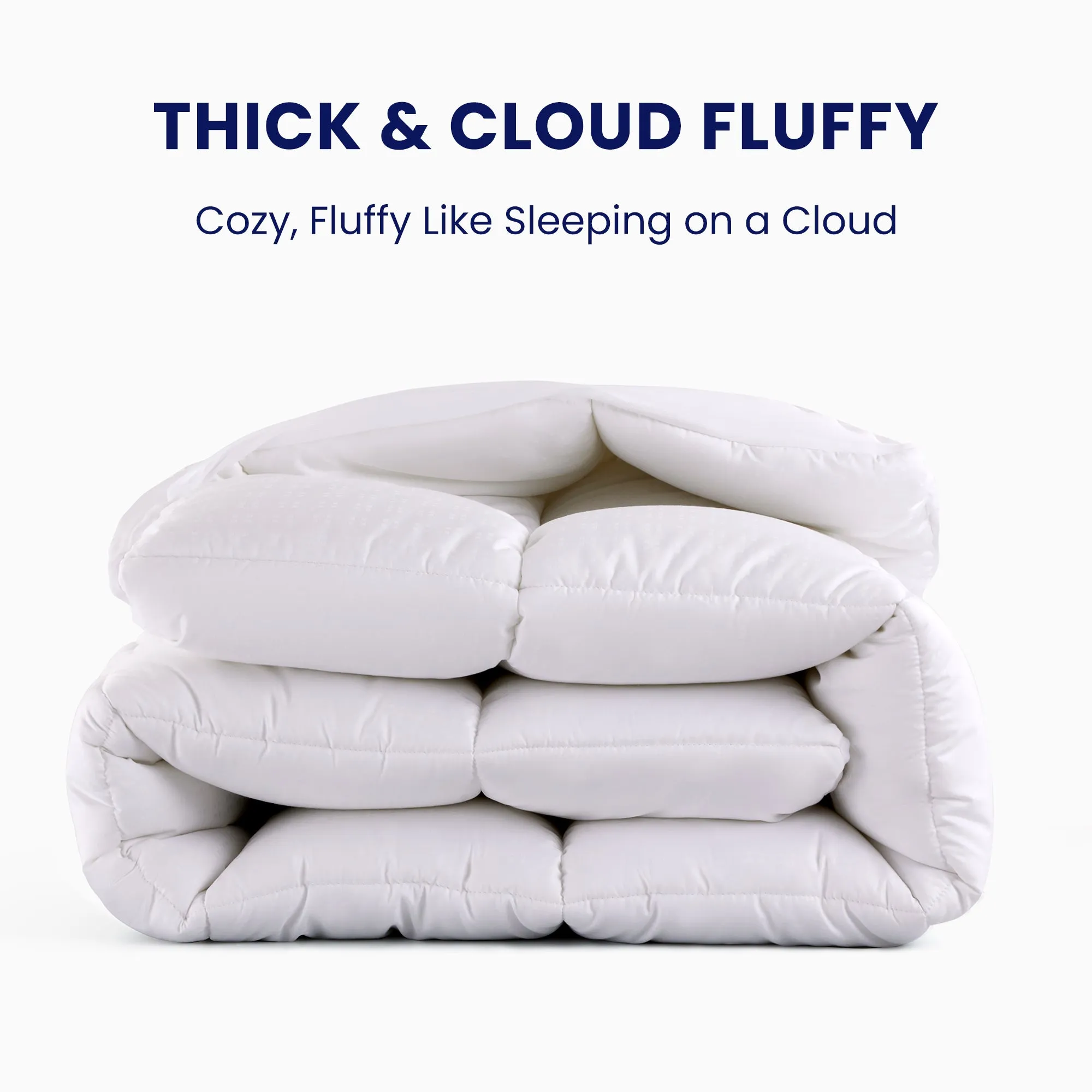 Luxury Thick Cotton Mattress Pad White Soft