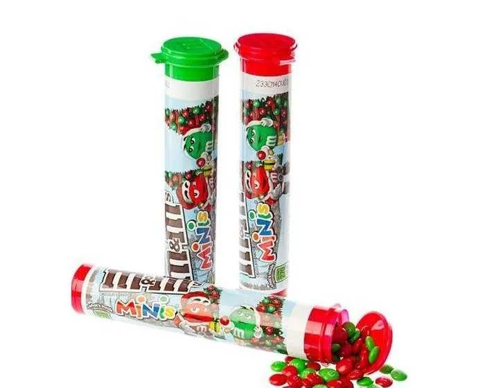 M&M's Mini Naughty & Nice Holiday Tubes