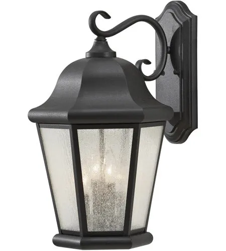 Martinsville Collection - Extra Large Four Light Outdoor Wall Lantern | Finish: Black - OL5904EN/BK