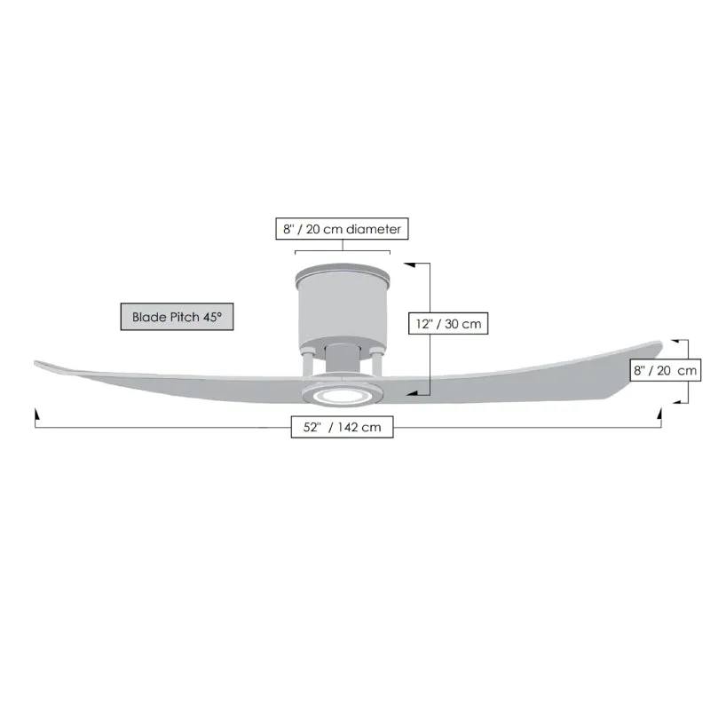 Matthews Fan Atlas Lindsay 52" Ceiling Fan with LED Light