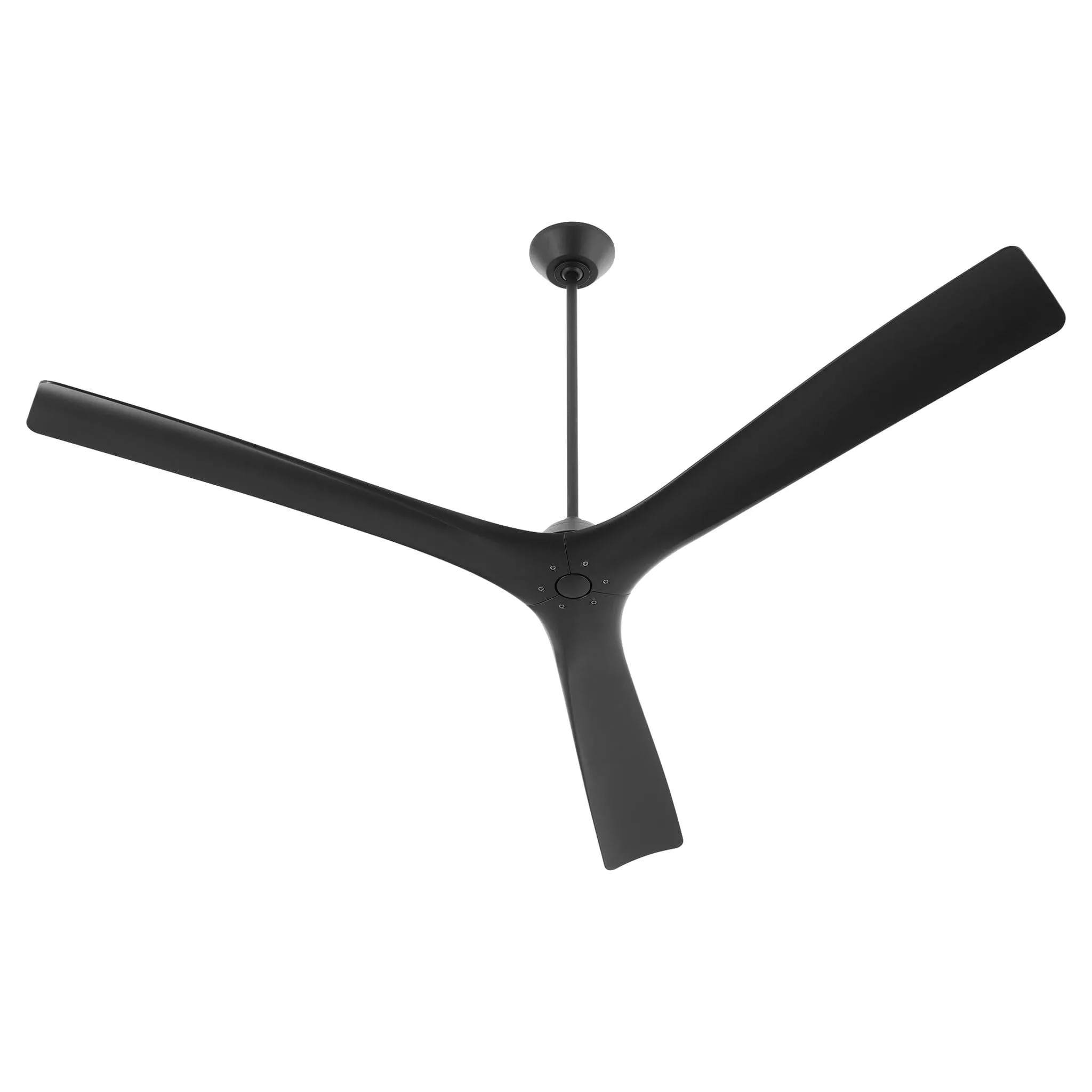 MECCA 72" SMART CEILING FAN, 6 SPEED, BLACK ON BLACK