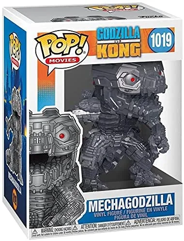 Mechagodzilla Pop #1019 Pop Movies Godzilla vs Kong Vinyl Figure (Bundled with Protector Box)