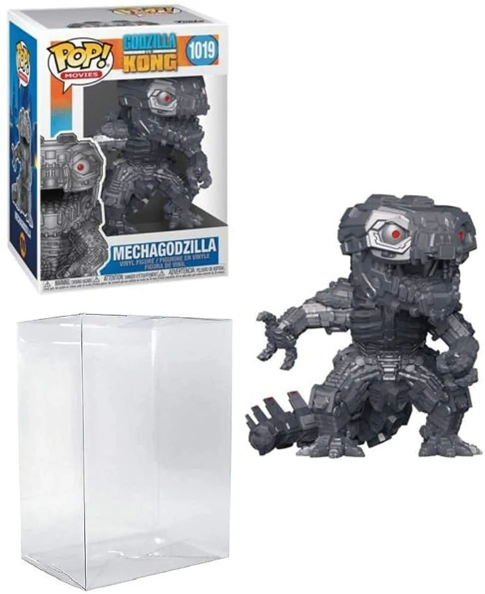 Mechagodzilla Pop #1019 Pop Movies Godzilla vs Kong Vinyl Figure (Bundled with Protector Box)