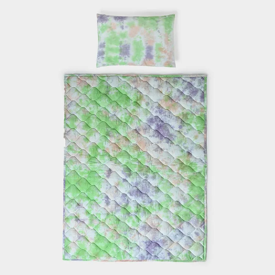 Mermazing Unisex Crystal Woven Tie & Die Comforter Green