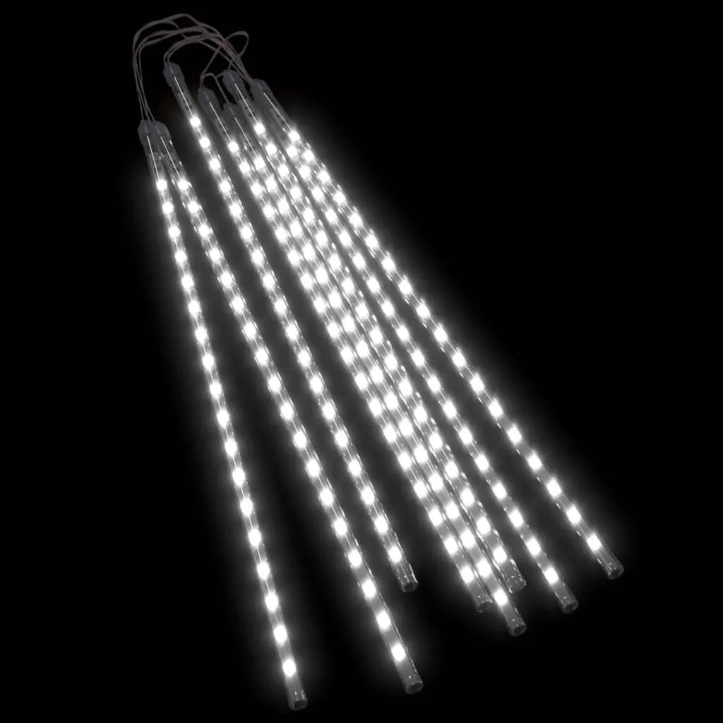 Meteor Lights 8 pcs 50 cm Cold White 288 LEDs Indoor Outdoor