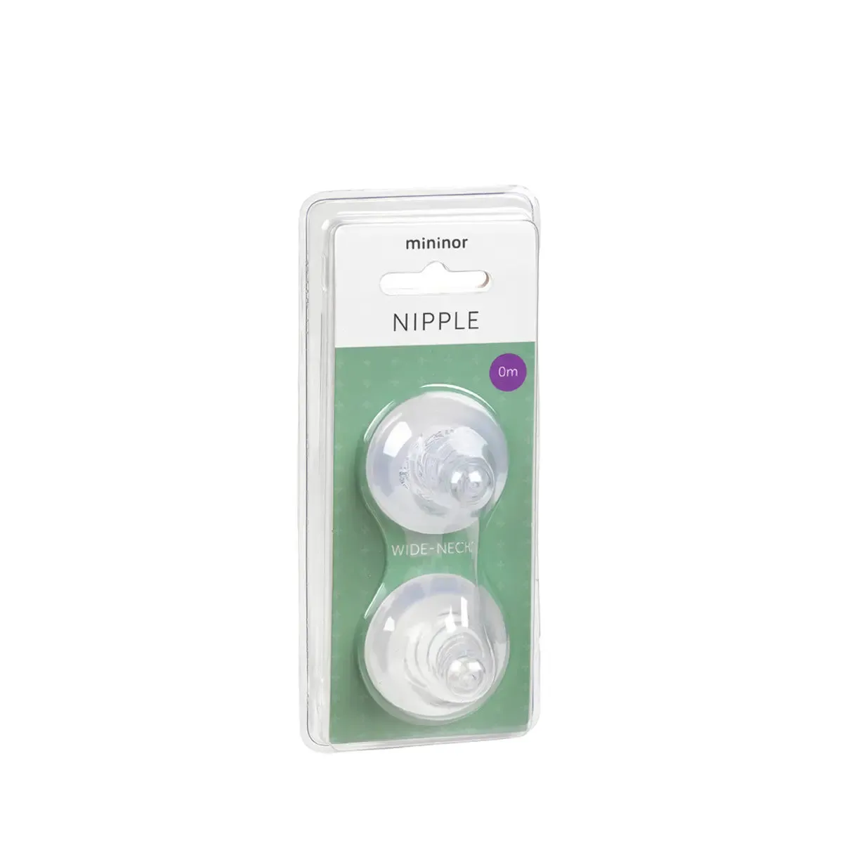 Mininor Bottle Nipple 2 pack- Various Sizes