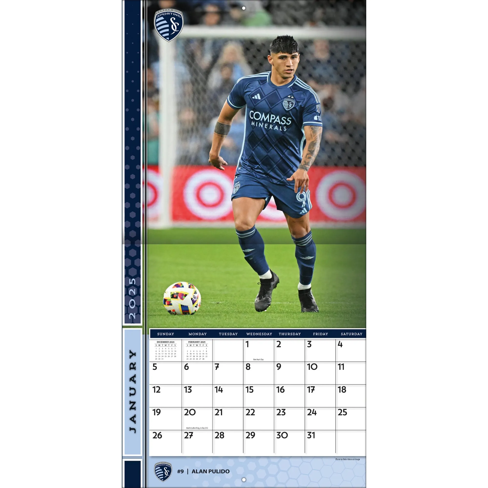 MLS Sporting Kansas City Wall 2025 Calendar - Online Exclusive