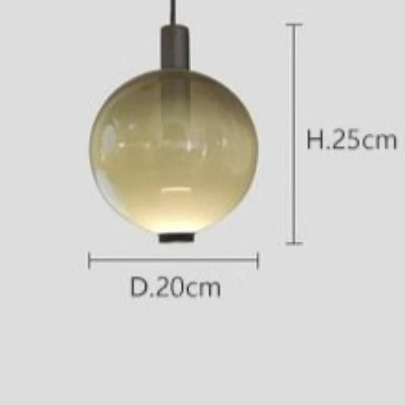 MODERN GLOBE LED PENDANT LIGHT