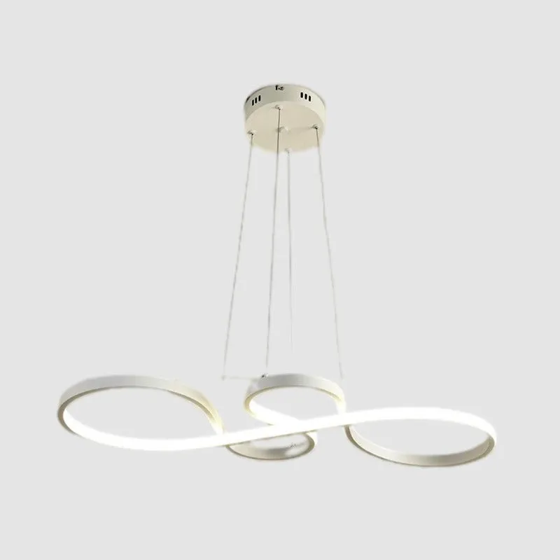 Modern LED Infinite Loop Hanging Light