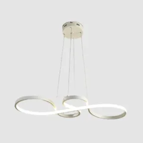 Modern LED Infinite Loop Hanging Light