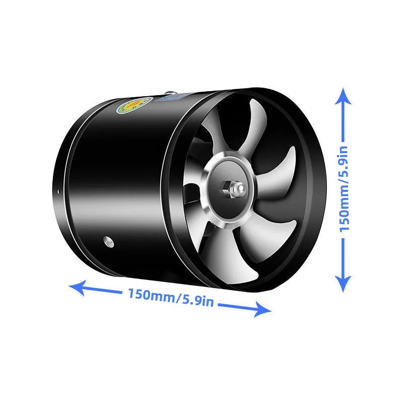 Multifunctional and powerful exhaust fan with quiet operation