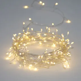 Naked Wire Fairy Lights - Cluster Version - Silver Wire