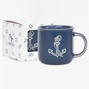 Nautical Navy Mug