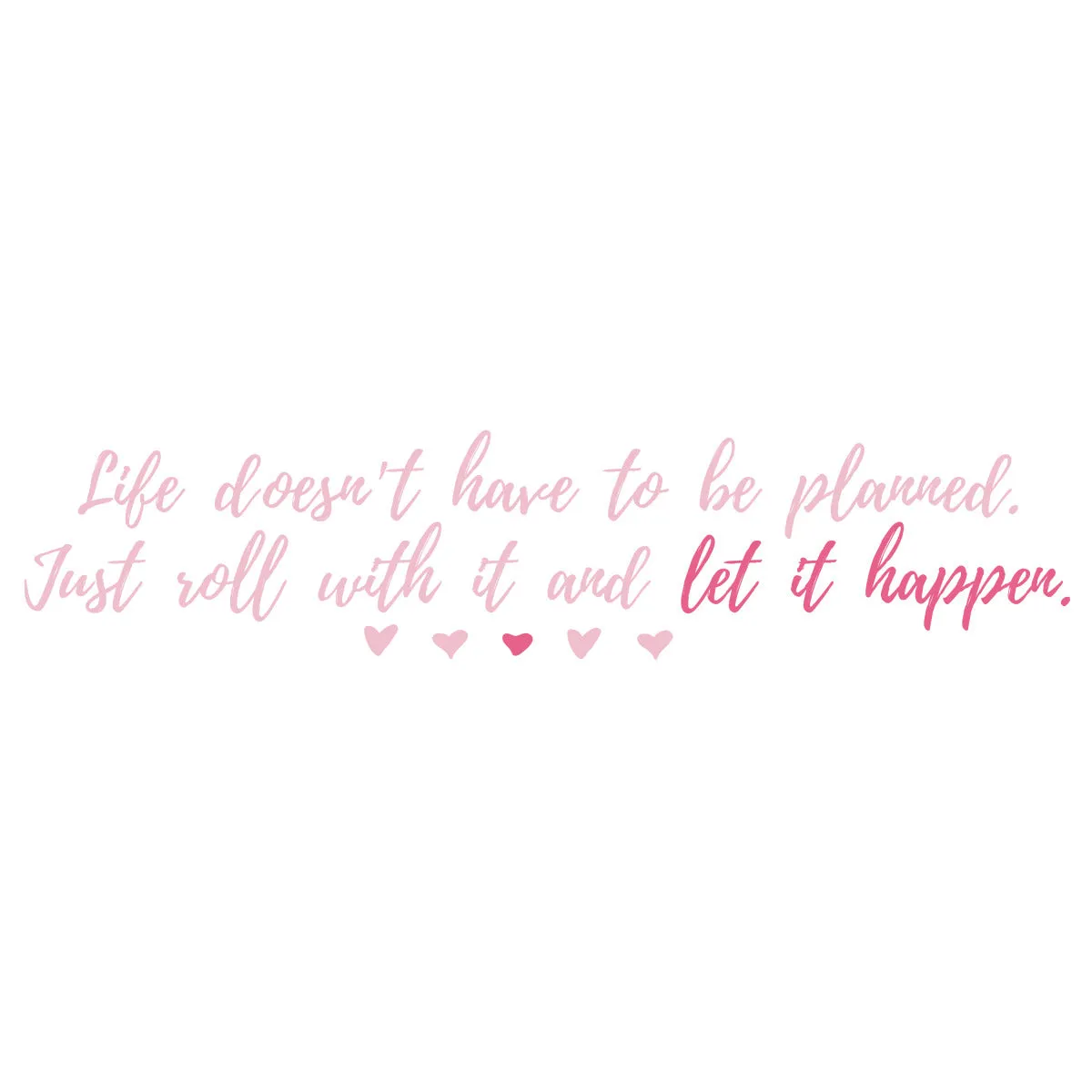 NETFLIX ALWAYS AND FOREVER, LARA JEAN QUOTE PEEL AND STICK WALL DECALS