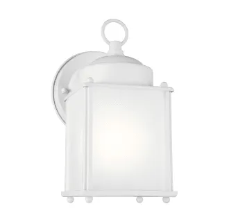 New Castle Collection - One Light Outdoor Wall Lantern | Finish: White - 8592001-15